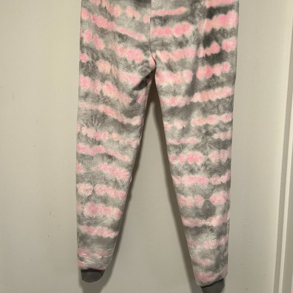EPIC THREADS GIRLS STEAL GRAY/PINK WITH HAPPY FACE FLEECE 2-PC SET - Picture 5 of 8